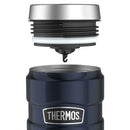 Stainless Steel King Travel Tumbler 470ml - Matt Blue