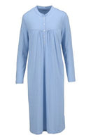 Stand Up Collar Nightgown - Navy