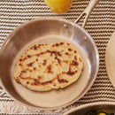 Uncoated Stainless Steel Frying Pan - 20CM