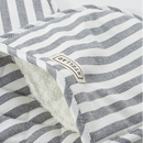 100cm Double Oven Mit - Grey Stripe