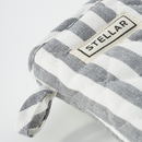 31cm Oven Glove - Grey Stripe