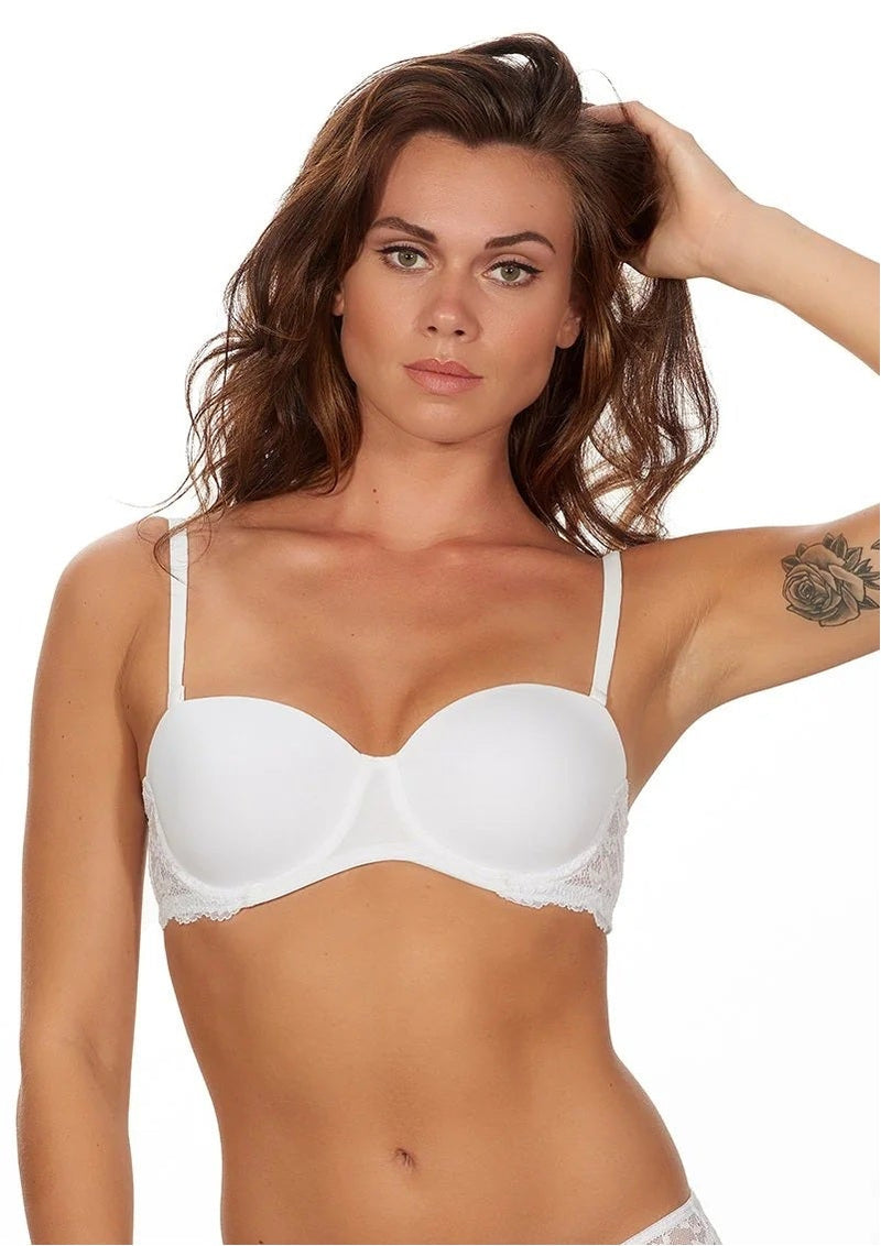 Strapless Bra - White