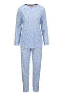 Stripe &amp; Hearts Pyjama - Air Blue