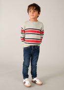 Striped Jumper - Tomato