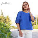 Sutton Top - Cobalt