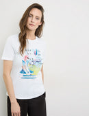 Destination Vacation T-Shirt - White/white