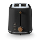 Scandi 800W 2 Slice Toaster - Black