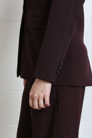 Tabitha Tailored Blazer - Aubergine