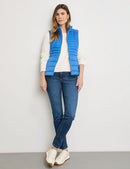 Blue Dimension Padded Gilet - Dark Sapphire