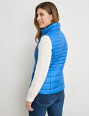 Blue Dimension Padded Gilet - Dark Sapphire