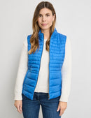 Blue Dimension Padded Gilet - Dark Sapphire