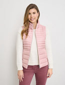 Blue Dimension Padded Gilet - Rose