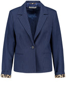 Blue Dimension Blazer - Blue Stripe