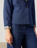 Blue Dimension Blazer - Blue Stripe
