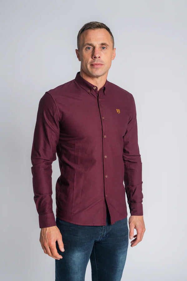 Oxford Shirt - Cabernet