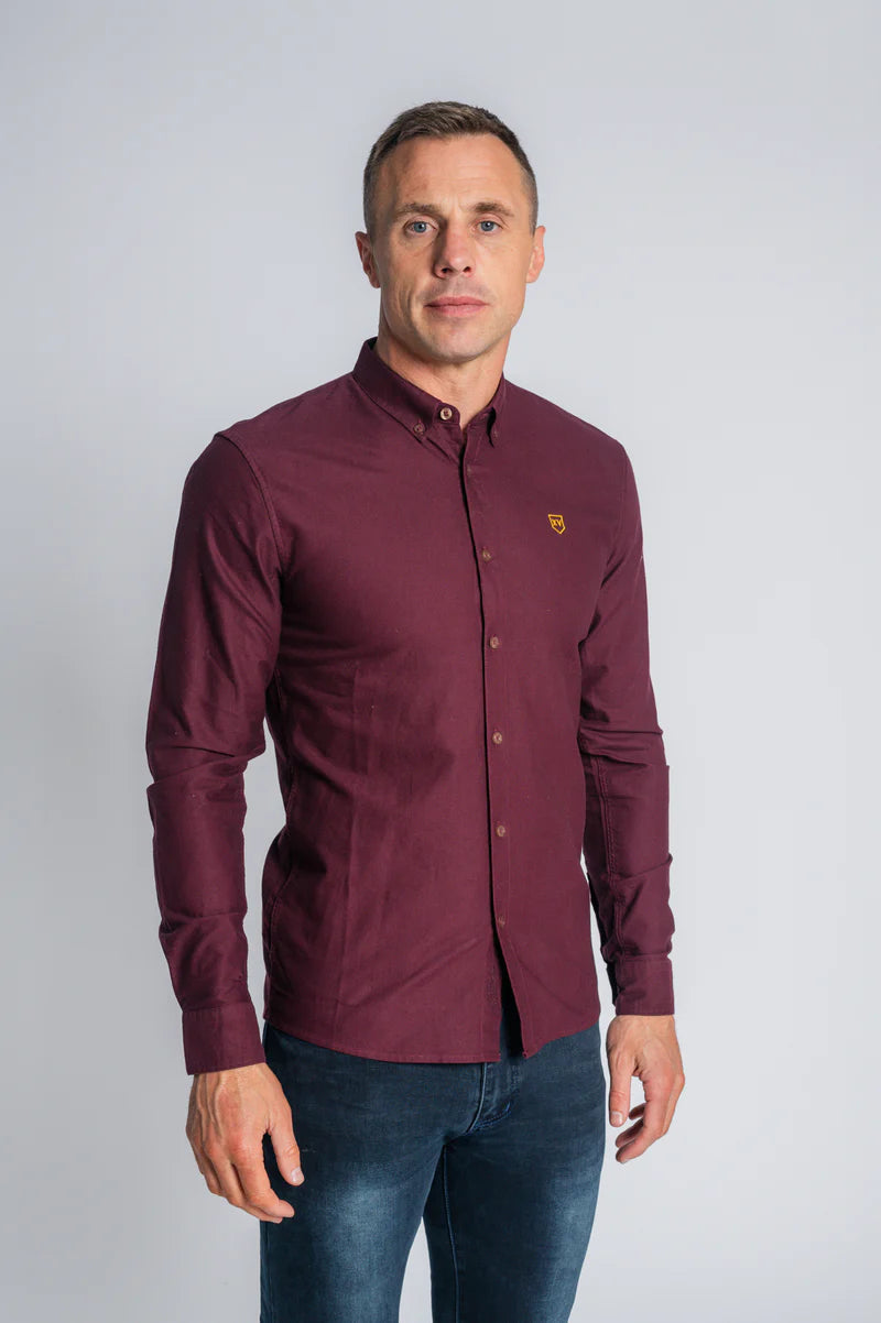 Oxford Shirt - Cabernet