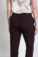Valerie Slim Trouser - Aubergine