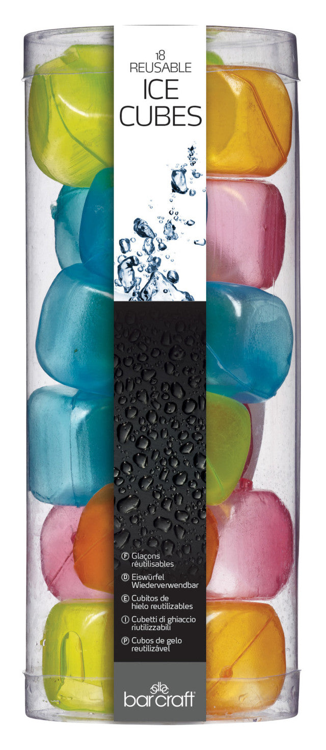 Pack of 18 Reusable Ice Cubes