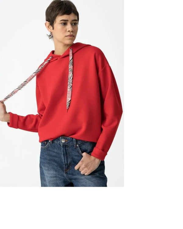 Kenzo 30 Drawstring Hoodie - Tango Red