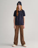 Shield Pique Polo - Evening Blue