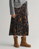 Rope Print Skirt - Evening Blue