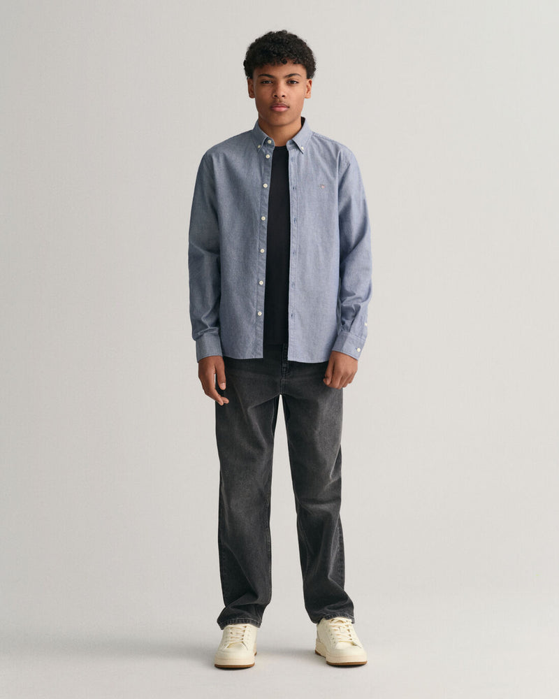 Shield Oxford Buttondown Shirt - Persian Blue