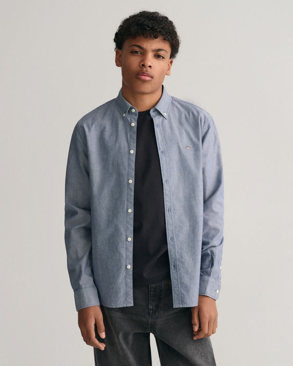 Shield Oxford Buttondown Shirt - Persian Blue