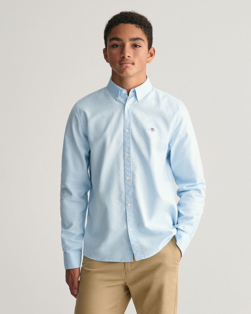 Shield Oxford Buttondown Shirt - Capri Blue