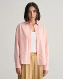 Poplin Striped Shirt - Peachy Pink
