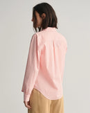 Poplin Striped Shirt - Peachy Pink