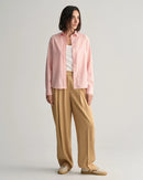 Poplin Striped Shirt - Peachy Pink