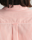 Poplin Striped Shirt - Peachy Pink