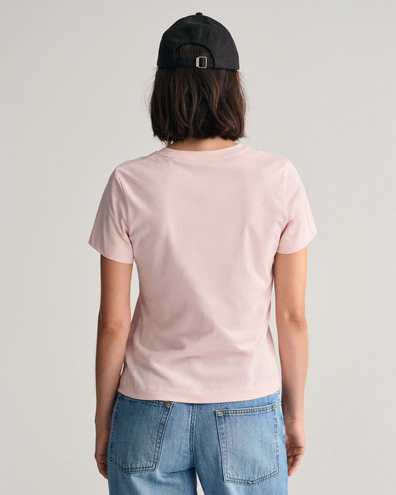 Shield Short Sleeve T-Shirt - Faded Pink
