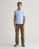 Shield Pique Polo - Shade Blue