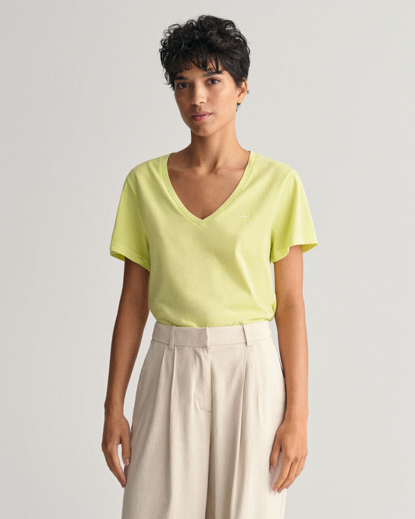 Sunfaded Short Sleeve T-Shirt - Pastel Lime