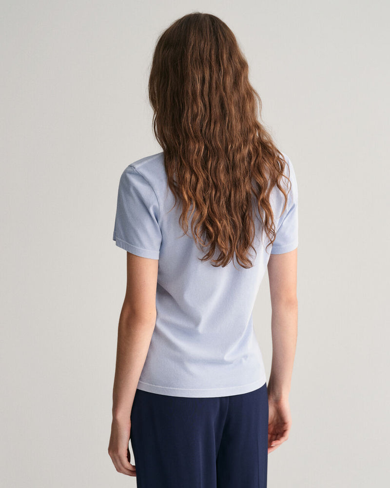 Sunfaded Short Sleeve T-Shirt - Dove Blue
