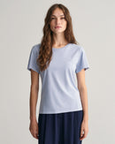 Sunfaded Short Sleeve T-Shirt - Dove Blue