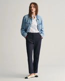 Poplin Striped Shirt - Light Blue