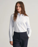 Poplin Striped Shirt - Light Blue