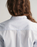 Poplin Striped Shirt - Light Blue