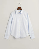 Poplin Striped Shirt - Light Blue