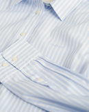 Poplin Striped Shirt - Light Blue