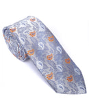 Tie & Pocket Square Set - Light Grey