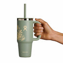Travel Tumbler 24oz/710ml - Botanical Bliss Agave