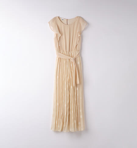 Ido Short Sleeve Jumpsuit - Cream