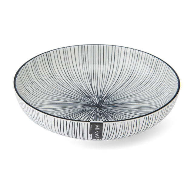 Black Stripe Bowl 21cm