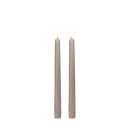 2 Pack Led Taper Candle 25cm - Sandstone