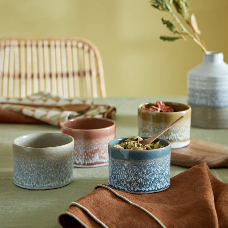 Kiln Accents Set of 4 Small Ramekins/Pots