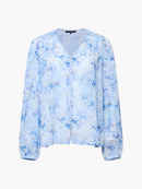 Daisy Abilene Sleeve Blouse - Blue
