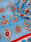 Alexa Shell Top - Blue Print
